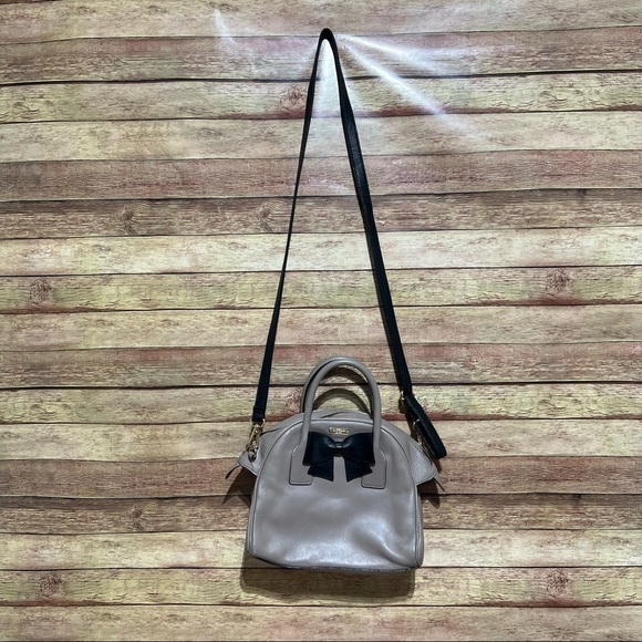 Kate Spade Hanover Street Small Lorin Grey Bow Bag - Picture 2 of 8